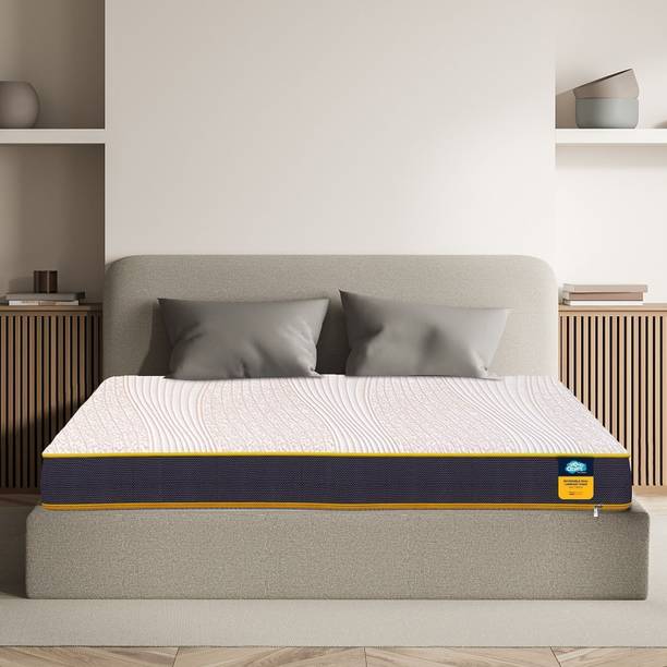Centuary Mattresses Dual-Hard & Soft Sleepables 5 inch Queen High Resilience (HR) Foam Mattress