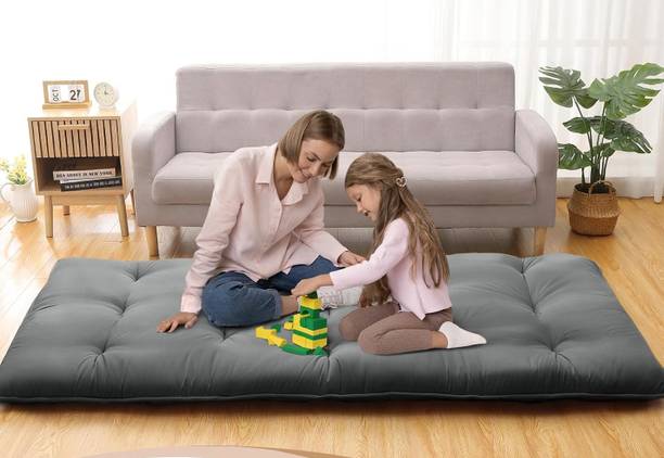 MAXYOYO Quilt Cotton Floor Bed Mattress Foldable Rollable Movable Single Bed Gadda 5 inch Single Cotton Mattress