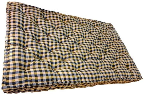 RAJASTHAN HANDLOOM Box Rectangle Type 4 inch Double Cotton Mattress