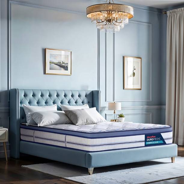 duroflex Strength Plus Duropedic with Doctor Recommended, 5 Zone Dual Density Orthopedic 6 + 2 inch Single Coir Mattress