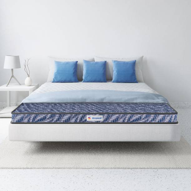 Sleepwell Utsav Comfort 4 inch King High Resilience (HR) Foam Mattress