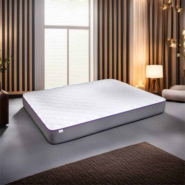 SLEEPSPA Dual Comfort - Hard & Soft- with Comfort Cubes and Rebotech Tech. 10 inch Single High Resilience (HR) Foam Mattress