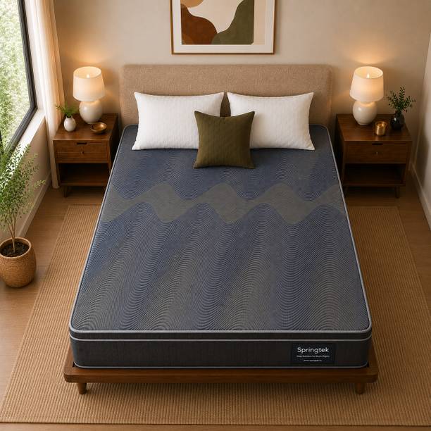 SPRINGTEK Euro Top Hybrid Latex 10 inch King Pocket Spring Mattress