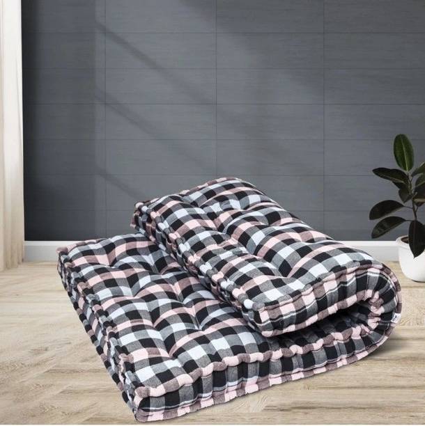 DUROKING SUPERx BORDER COTTON 5 inch Single Cotton Mattress