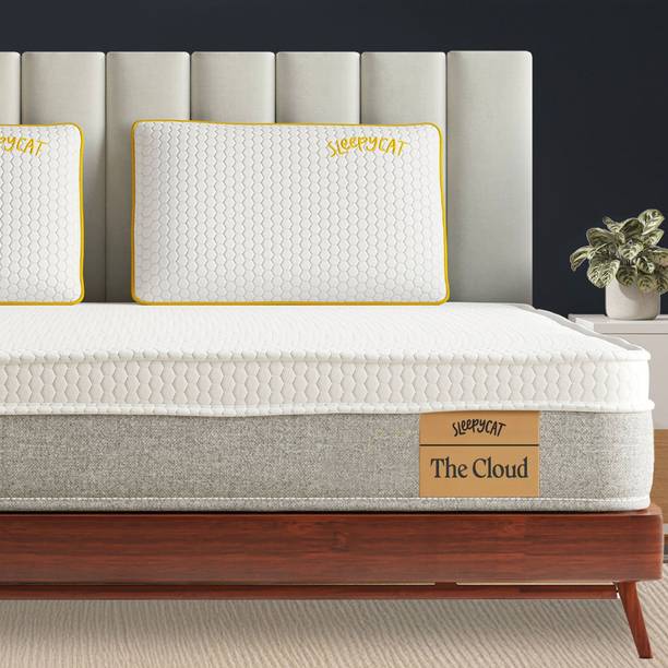 SleepyCat Cloud Spring Mattress 8 inch Double Pocket Spring Mattress