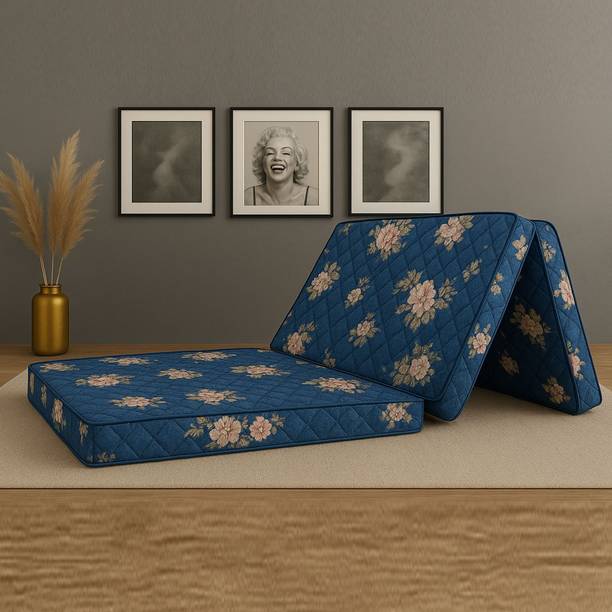 SLEEPSPA SOFT BOUNCE 3-FOLD PREMIUM ORTHOPEDIC DIRECT FROM FACTORY 4 inch Single High Density (HD) Foam Mattress