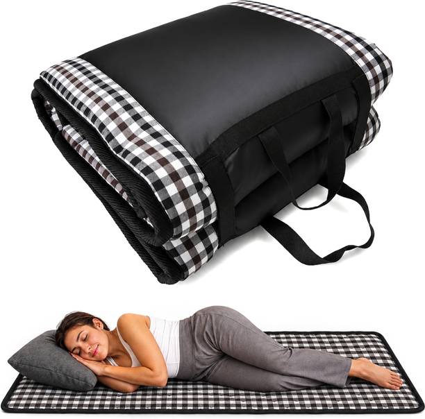HOSPIKART Foldable Mattress for Floor Sleeping, High-Resilience Foam Guest & Travel Bed 1 inch Single High Resilience (HR) Foam Mattress