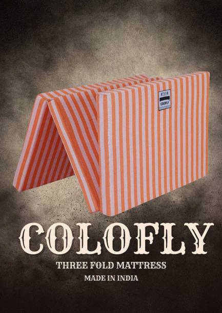 COLOFLY Three Fold Ep Mattress 2.5 inch Single EPE Foam Mattress