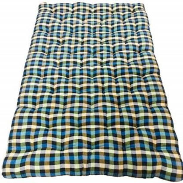 Atootfusion Mattress Star Single Bed Cotton Mattress Foldable Rollable 6 inch Single Cotton Mattress