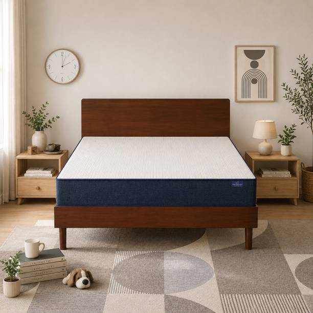 NapComforts Dual Side Ortho 4 inch Double High Resilience (HR) Foam Mattress