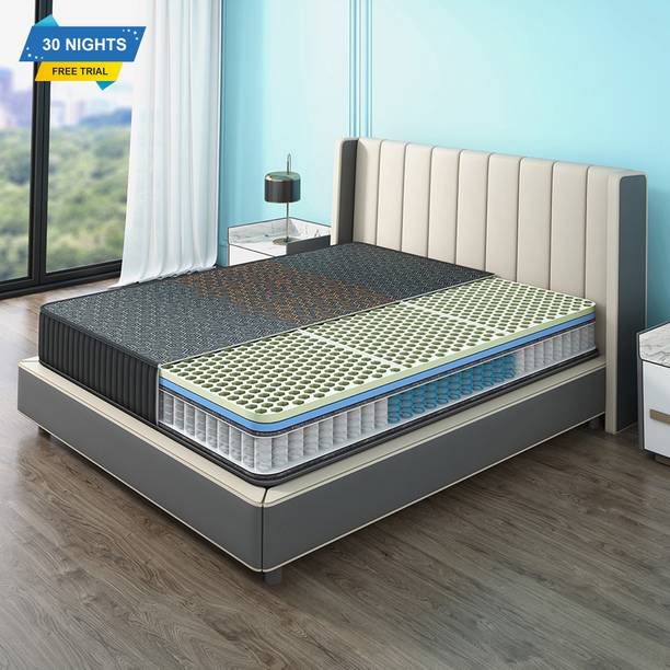 Sleepyhead Technic Hybrid 3 Zone 6D Grid Mattress with 3 Zone Pocket Springs #FutureofSleep 8 inch Single Pocket Spring Mattress