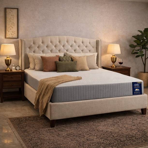 SOFTLINE Essential Dual Comfort Foam Mattress | Soft & Hard Reversible | Orthopedic 4 inch King High Density (HD) Foam Mattress