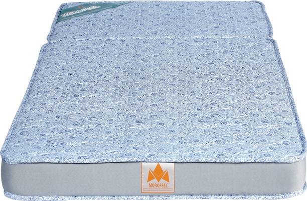 MOROFEEL Soft Bounce 3 Folding/Travel Mattress 4 inch Single High Resilience (HR) Foam Mattress