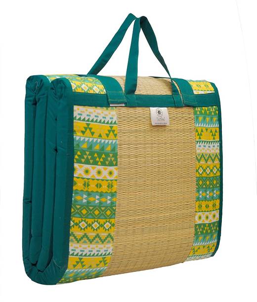 Home Tex Life : Seamless Style and Smile Korai Pai Foldable Mat 18 inch Single Cotton Mattress