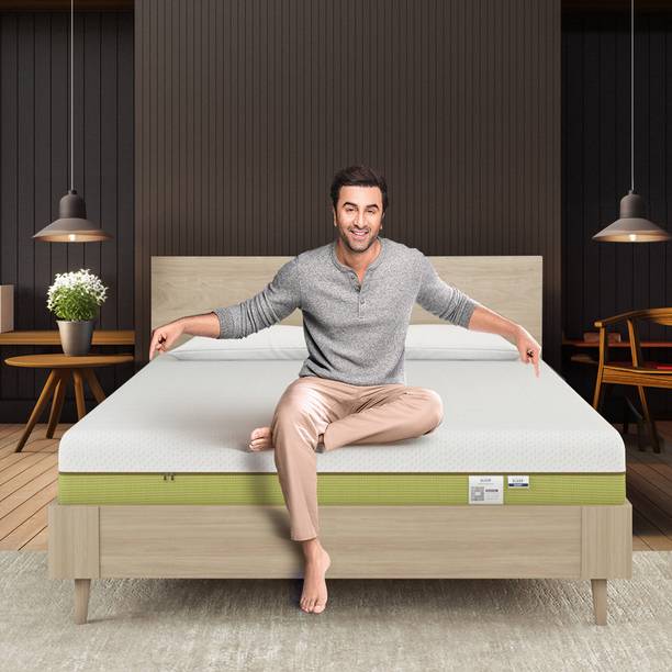 Nilkamal SLEEP 100% Natural Latex 6 inch Double High Density (HD) Foam Mattress