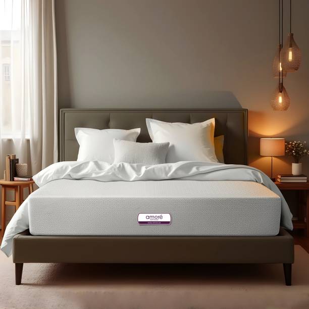 Amore International Amore Essential Orthopedic CertiPUR-US Certified | CertiGuard Technology 5 inch Double High Resilience (HR) Foam Mattress