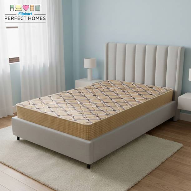 Flipkart Perfect Homes Trio Medium Soft & Hard | 5 inch Single High Density (HD) Foam Mattress