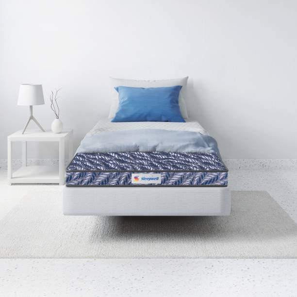 Sleepwell Utsav Comfort 4 inch Single High Resilience (HR) Foam Mattress