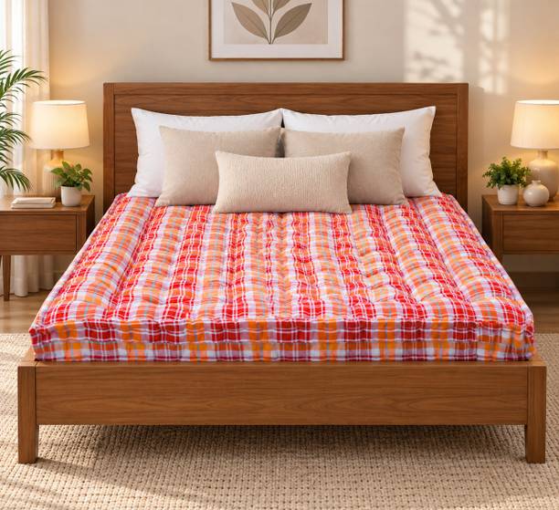 PINJARI Cotton Floor Mattress Double Size 48 x 72 Inch 4 inch Double Cotton Mattress