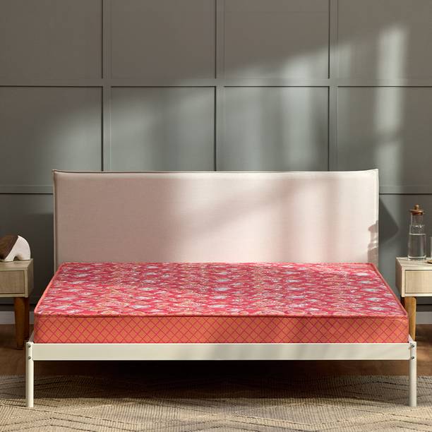 KURLON Natural Rubberized Coir, Medium Firm, Natural Cooling, PU Foam Quilting Top 4 inch Single EPE Foam Mattress