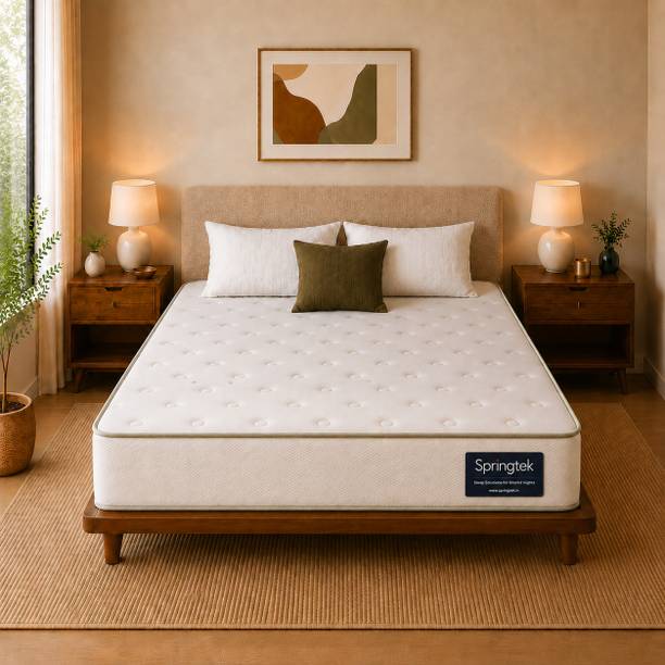 SPRINGTEK Supenova Orthoapedic Natural Latex Memory Foam 6 inch Single High Resilience (HR) Foam Mattress