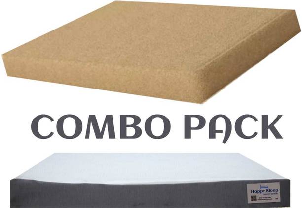 Happy Sleep Memory Foam Mattress 72x36x6 In + Ultra Soft 100% Waterproof Mattress Protector 6 inch Single Memory Foam Mattress