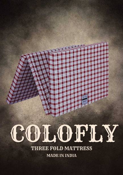 COLOFLY Three Fold Ep Mattress 2.5 inch Single EPE Foam Mattress