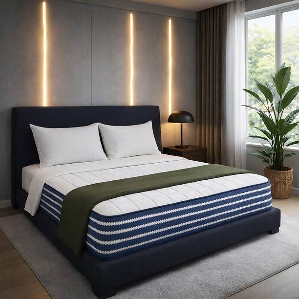 SLEEPSPA Ortho Pocket Mattress with SrtX Technology 10 inch Single Pocket Spring Mattress