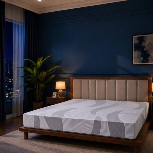 Hypnos Hybrid Eco-Friendly Materials, Breathable Soft Knitted Fabric, Cooling Latex 6 inch King Latex Foam Mattress