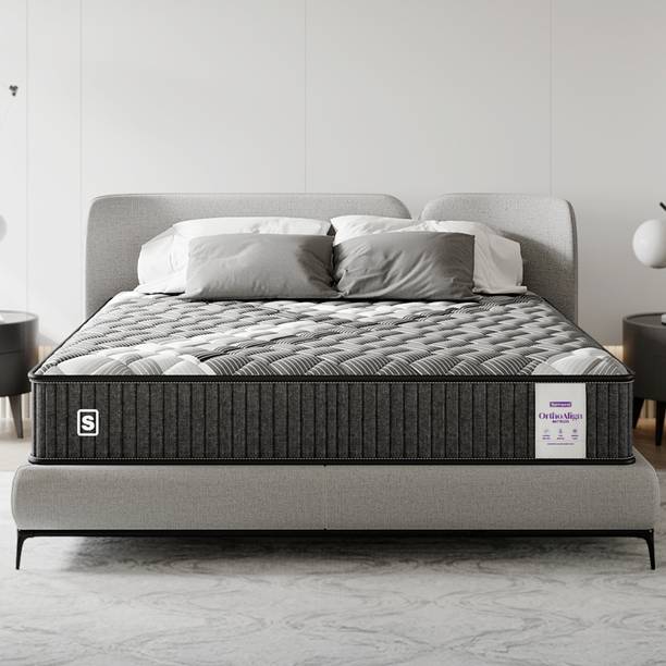 SPRINGWEL OrthoAlign Bonded Foam Orthopedic Firm Mattress With Bamboo Charcoal Fabric 6 inch Single Bonded Foam Mattress