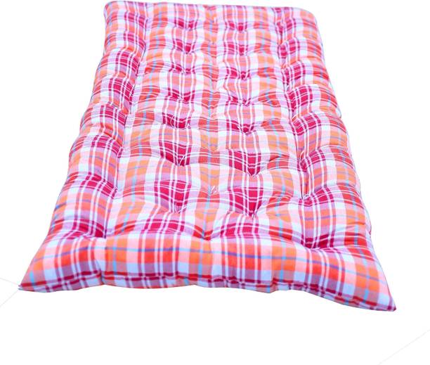 TIRAZ Regular Type Mattress,Gadda For Floor & Bed (Double Size 72x36x4) 4 inch Single Cotton Mattress