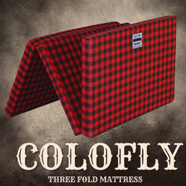 COLOFLY Three Fold Ep Mattress 2 inch Single Cotton Mattress