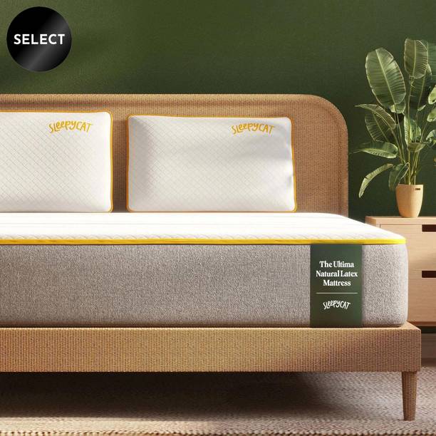 SleepyCat Ultima Natural Latex Mattress 10 inch King High Density (HD) Foam Mattress