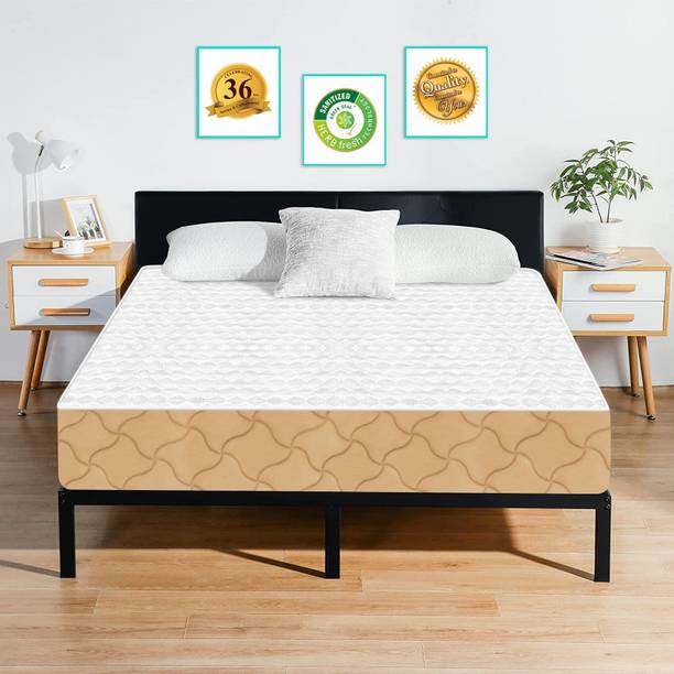 SLEEPSPA PURE SLEEP PREMIUM ORTHOPEDIC with HerbFRESH TECHNOLOGY 8 inch Single Pocket Spring Mattress
