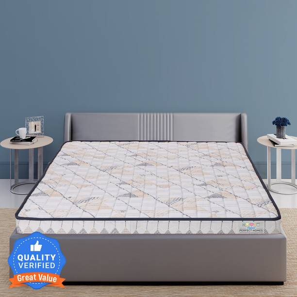 Flipkart Perfect Homes Bliss White 5 inch Double PU Foam Mattress