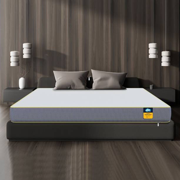 Centuary Ortho-Sleepables, Memory Foam, Medium firm support 6 inch Double High Resilience (HR) Foam Mattress