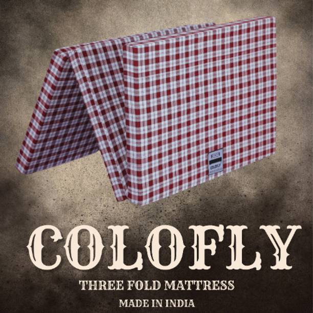 COLOFLY Three Fold Ep 40 MM inch Single High Resilience (HR) Foam Mattress