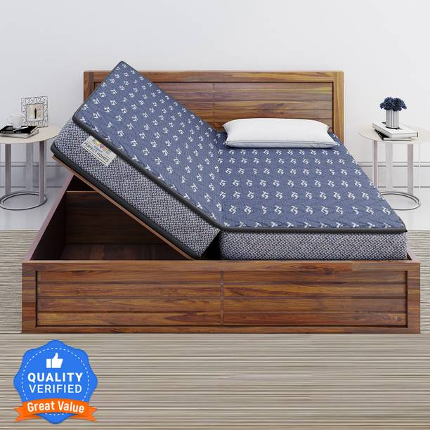 Flipkart Perfect Homes Bookfold Orthopedic High Density Folding 4 inch Double Bonded Foam Mattress