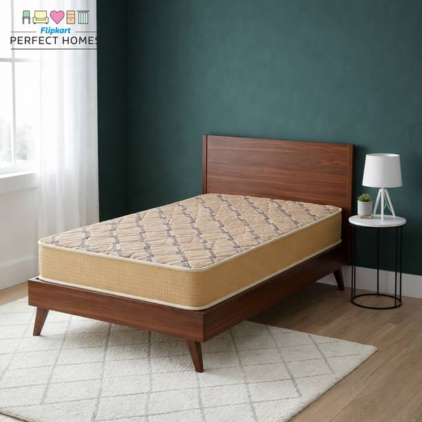 Flipkart Perfect Homes Trio Medium Soft & Hard | 6 inch Single High Density (HD) Foam Mattress