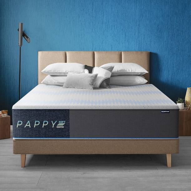 Roma Puf Dual Comfort Mattress with Washable Cover & Cooling 2D Layer 6 inch Double PU Foam Mattress