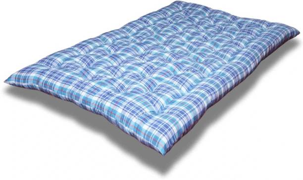 TIRAZ Regular Type Organic Cotton mattress Gadda For Floor & Bed (Single 60x72) 4 inch Queen Cotton Mattress