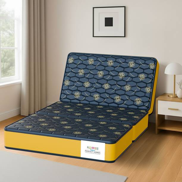 Flipkart Perfect Homes Omaxx - Three Folding/Travel Mattress 5 inch Single PU Foam Mattress