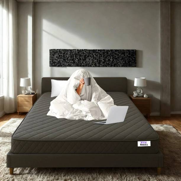DozeIQ 5 Zoned Pocket Spring hybrid Orthopedic Mattress with Memory Foam 10 inch Single Pocket Spring Mattress