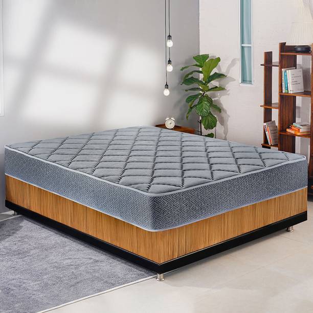 Restolex Orthoresto Spinerest Plus Latex l Soft-Fur Fabric l 8 inch Single Bonnell Spring Mattress
