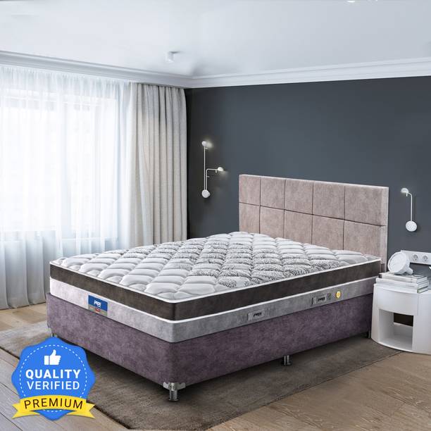 PEPS Restonic Ardene Euro Grey 8 inch Queen Pocket Spring Mattress