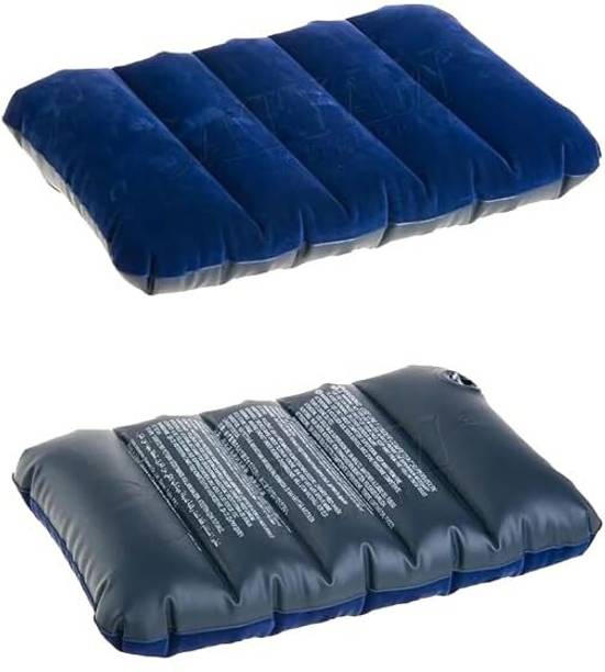 VKDUAL Inflatable Air Mattress pack of 2 2 inch Single Fiber Mattress
