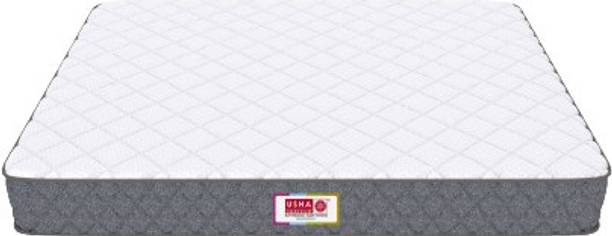 USHA SHRIRAM Rizewell Silky Soft with NPSS Tech. 6 inches Single Pocket Spring Mattress