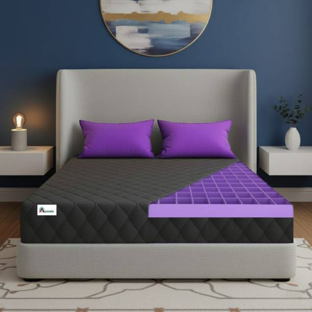 Aeronix Luxury Comfort Cooling Gel Grid Technology Orthopedic Mattress for Back Pain 8 inch Single High Resilience (HR) Foam Mattress