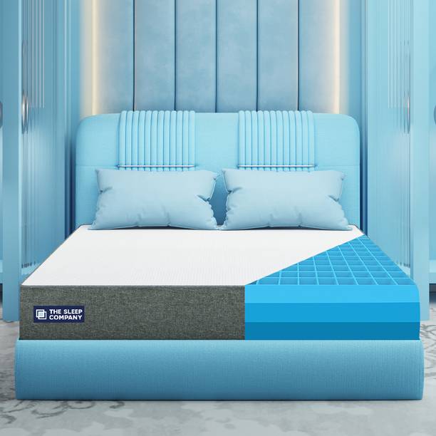 The Sleep Company SmartGRID Luxe- Soft Luxury Comfort with Plush Feel| 6 inch Single High Density (HD) Foam Mattress