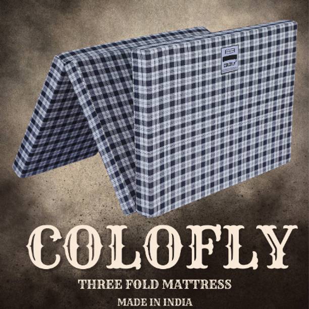COLOFLY Three Fold Ep 70 MM inch Single High Resilience (HR) Foam Mattress